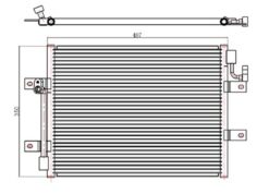 Klima Kondenseri Albea 1.3jtd 450x350x16 - 51722816