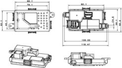 Klıma Fan Regulatoru Mercedes W204 S204 C218 X218 W212 S212 C207 - A2128702110