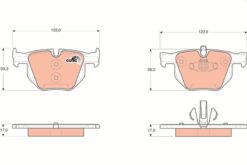 Fren Balatası Arka Bmw E90 E91 E92 E93 E84 - 34216775678