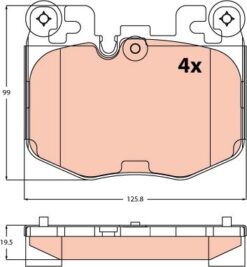 Fren Balatası On Bmw G42 G20 G21 G22 G23 G26 G05 G1 G06 G07 G29 - 34108844368